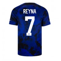 Camisa de time de futebol Estados Unidos Giovanni Reyna #7 Replicas 2º Equipamento Mundo 2022 Manga Curta